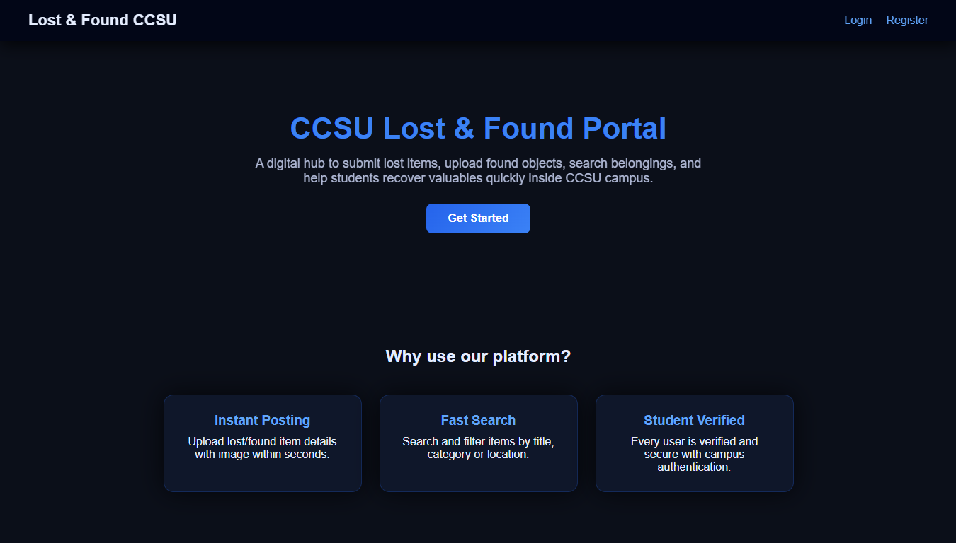 Lost and Found Portal
